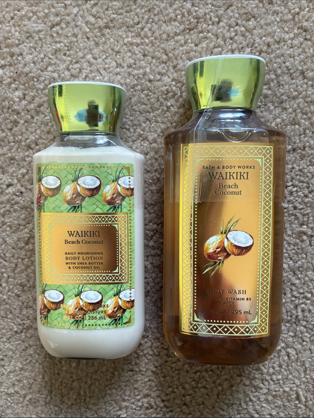 Bath & Body Works Waikiki Beach Coconut Nourishing Body Lotion & Body Wash